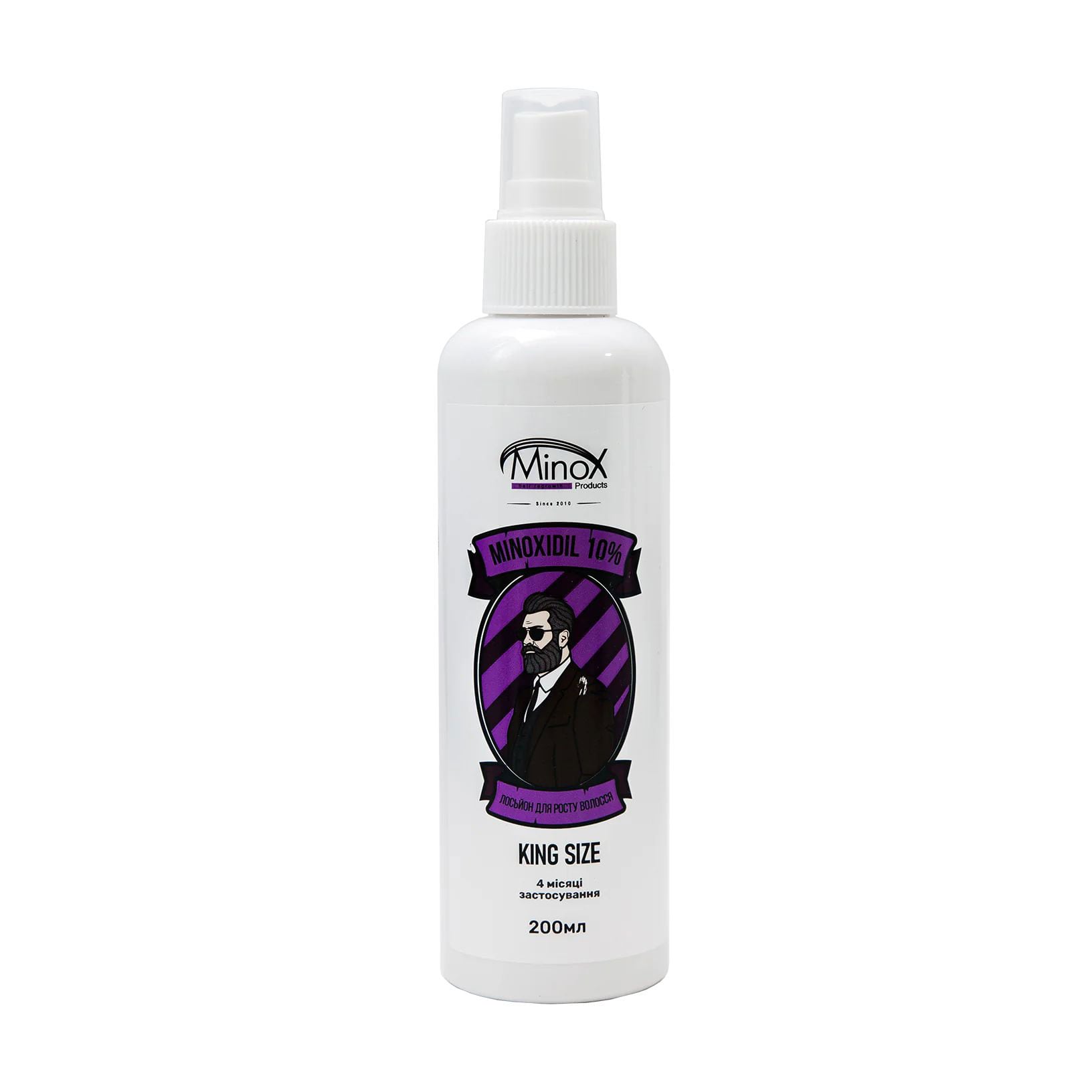 Чоловічий лосьйон для росту волосся та бороди Minox Minoxidil 10% Hair Growth Lotion, 200 мл